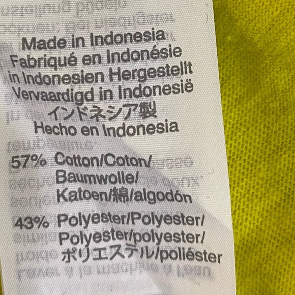 J. Crew sz M sz L Yellow Crew Neck Tie Back Sleeveless T-shirt - Picture 8 of 11